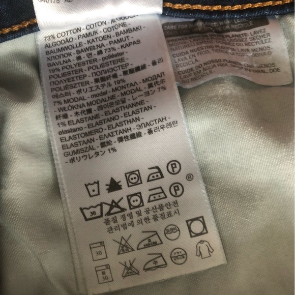 Levi’s Shaping Straight 314 Jeans in Dark Wash Size 29 - Picture 13 of 16